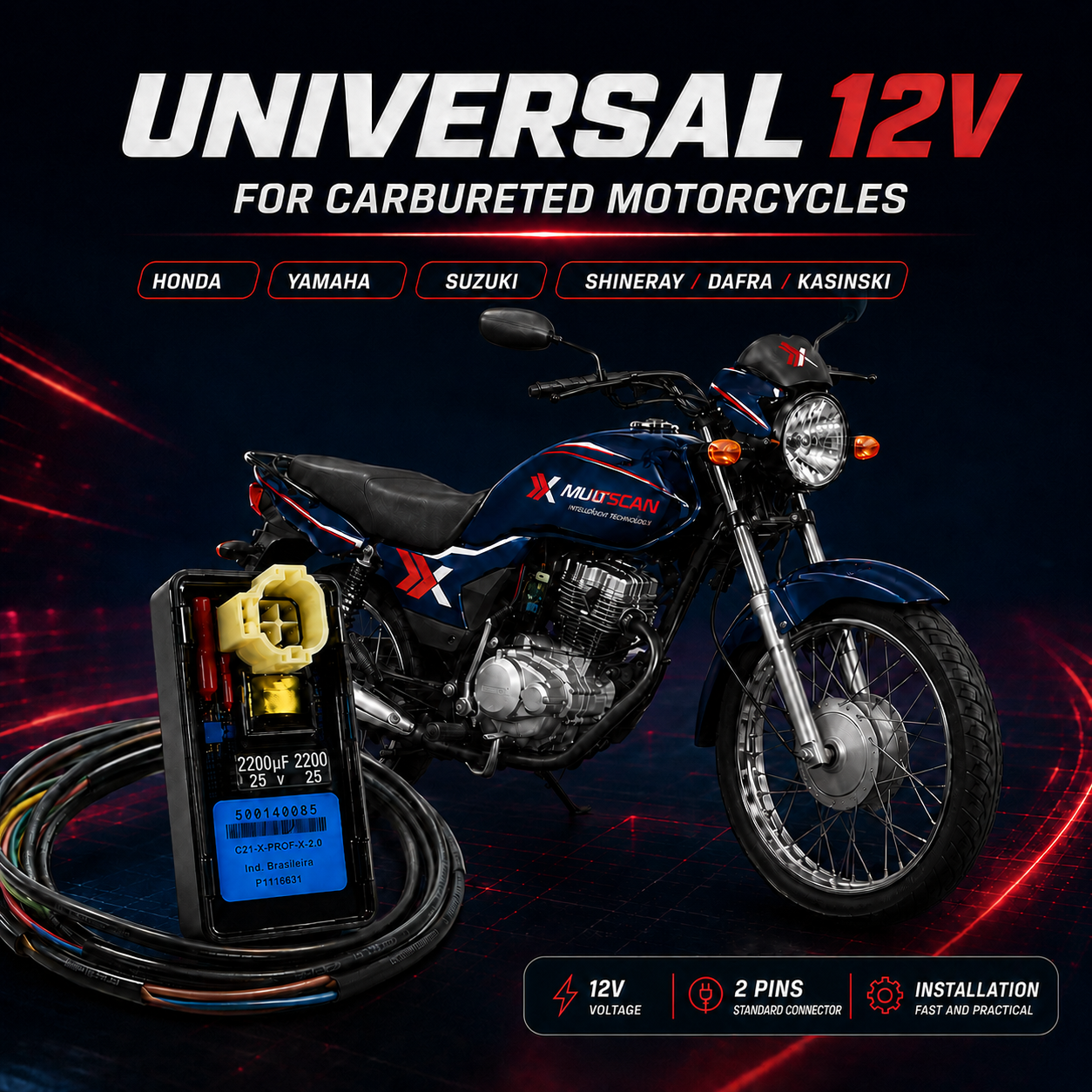 Anúncio CDI PROFIRE X 2.0 Universal 12V