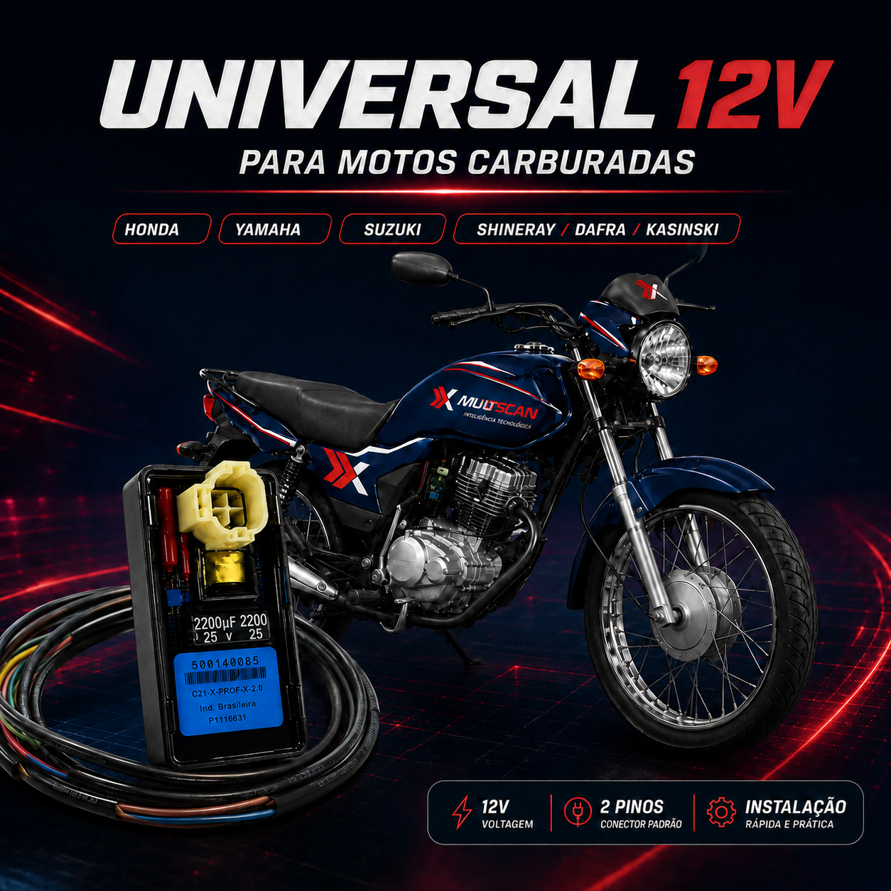 Anúncio CDI PROFIRE X 2.0 Universal 12V